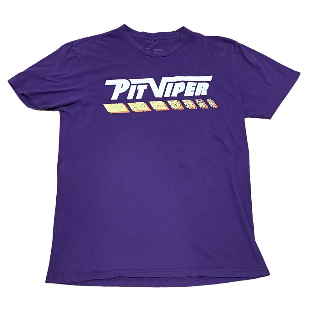 Pit Viper Sunglasses Mens  T-shirt Short Sleeve Purple Large 100% Cotton